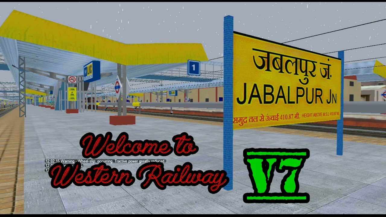 A trial Ride at Jabalpur Junction | Western Railway v7 | #openrails