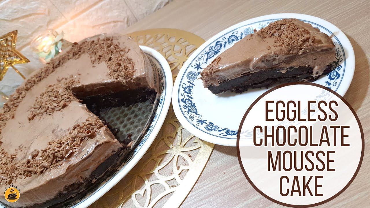 Chocolate Mousse Cake No eggs, No gelatin | Mousse Chocolate Cake #chocolate #cake
