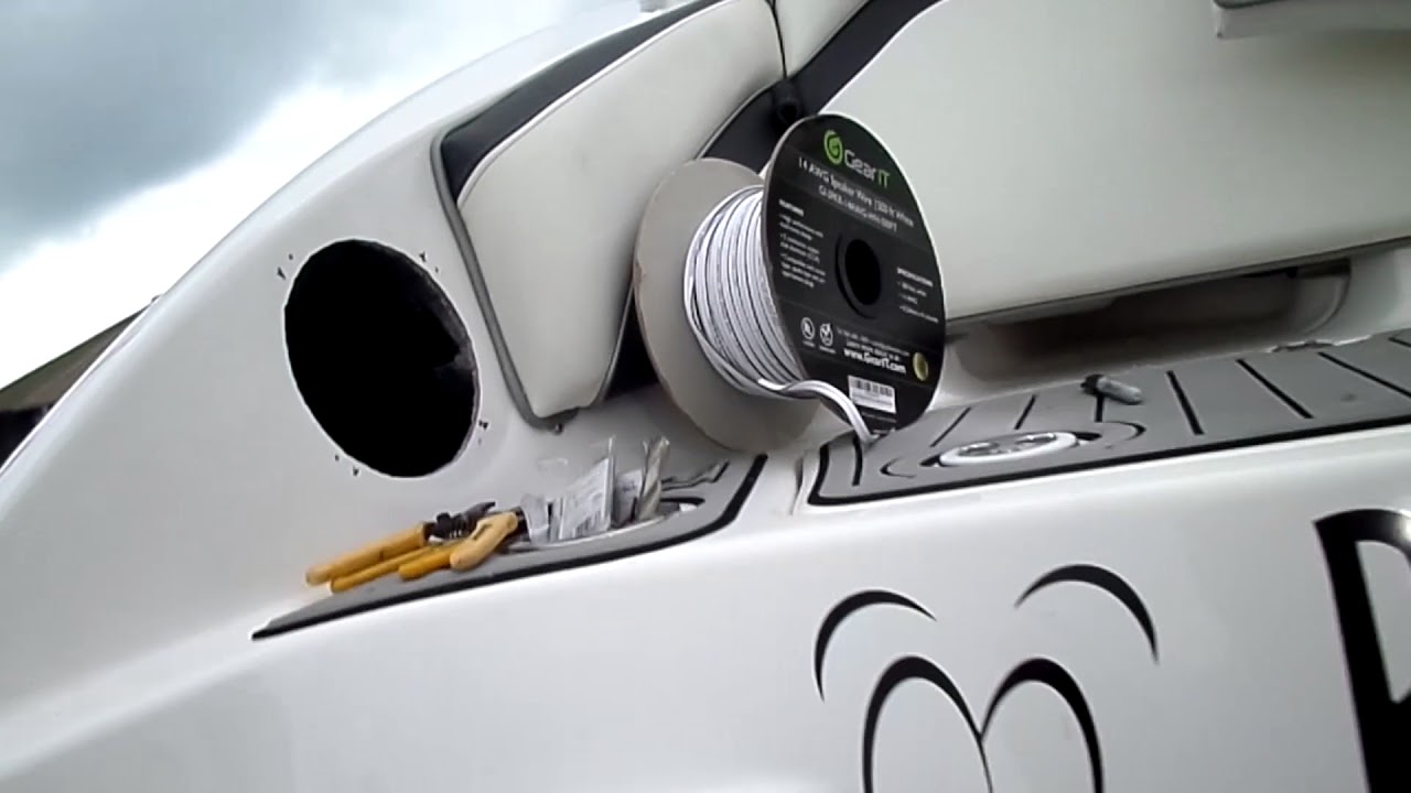 Yamaha AR240 Swim Deck Speaker install