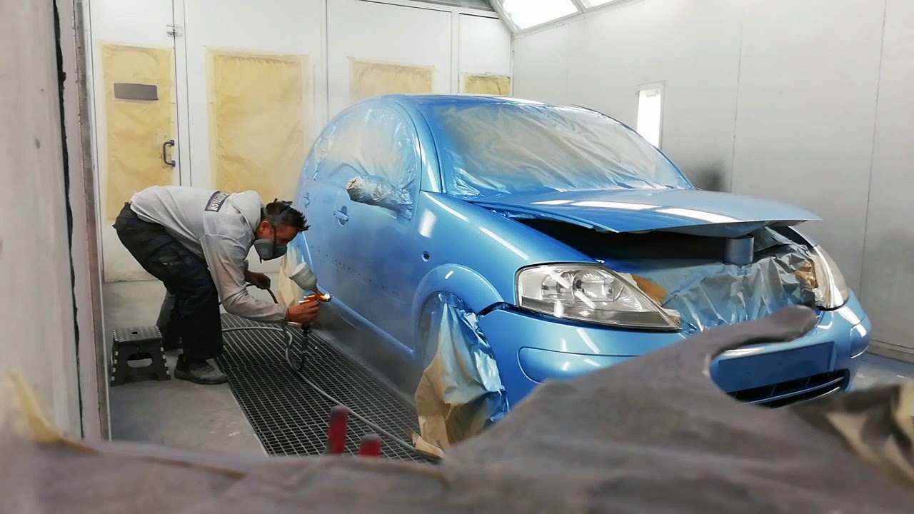 Max Meyer basecoat+Etalon 970 UHS CLEAR Citroen C3 painting