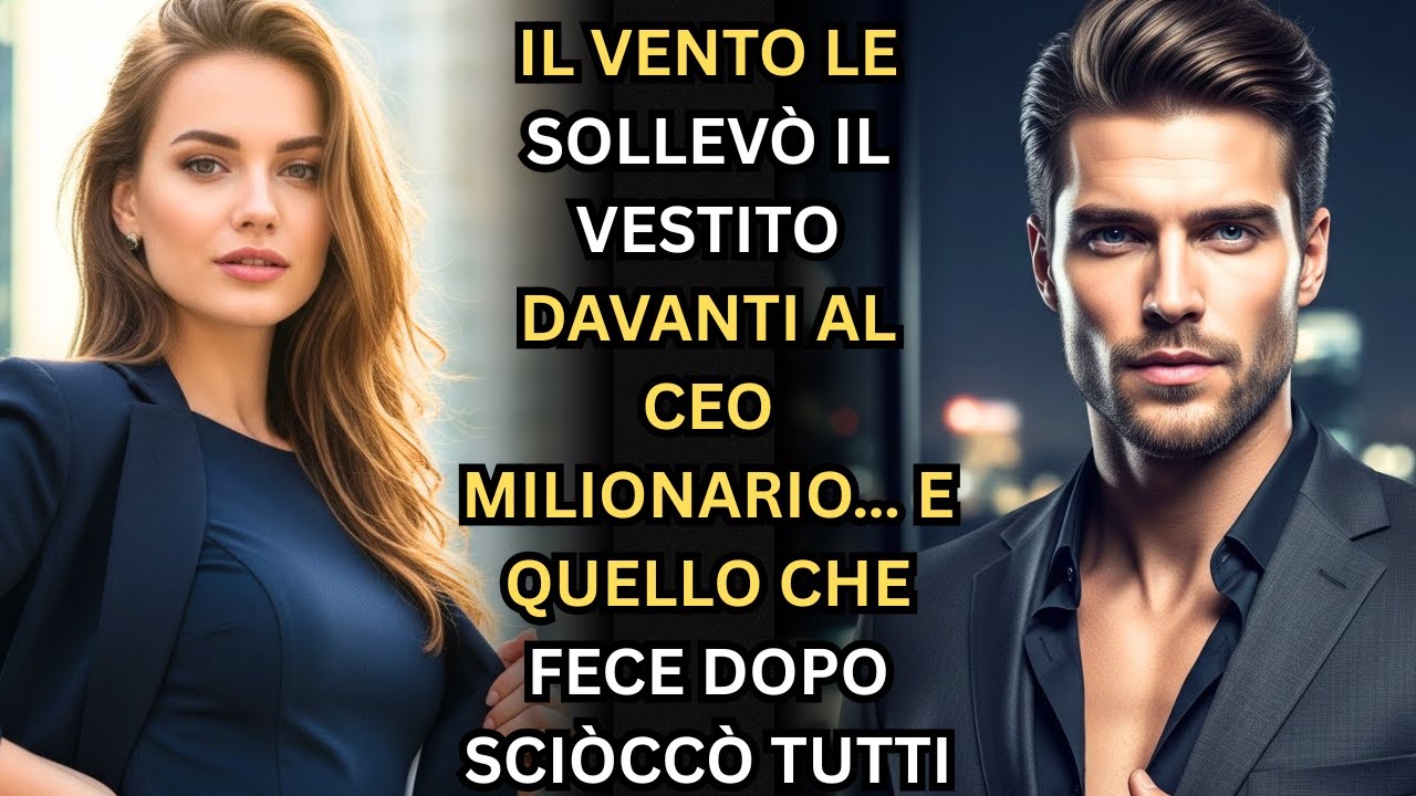 IL VENTO LE SOLLEVÒ IL VESTITO DAVANTI AL CEO MILIONARIO… E QUELLO CHE FECE DOPO SCIÒCCÒ TUTTI.