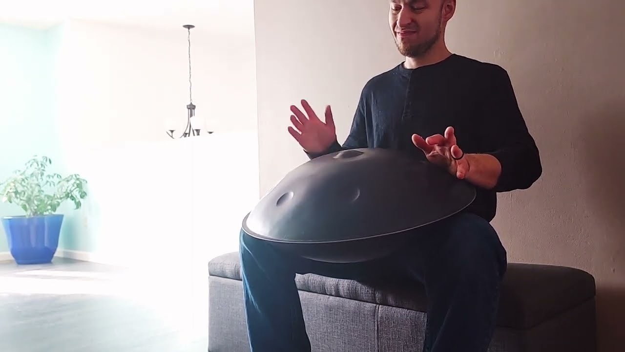 Can we create worship music with the handpan?  Worship improvisation in C Harmonic Minor