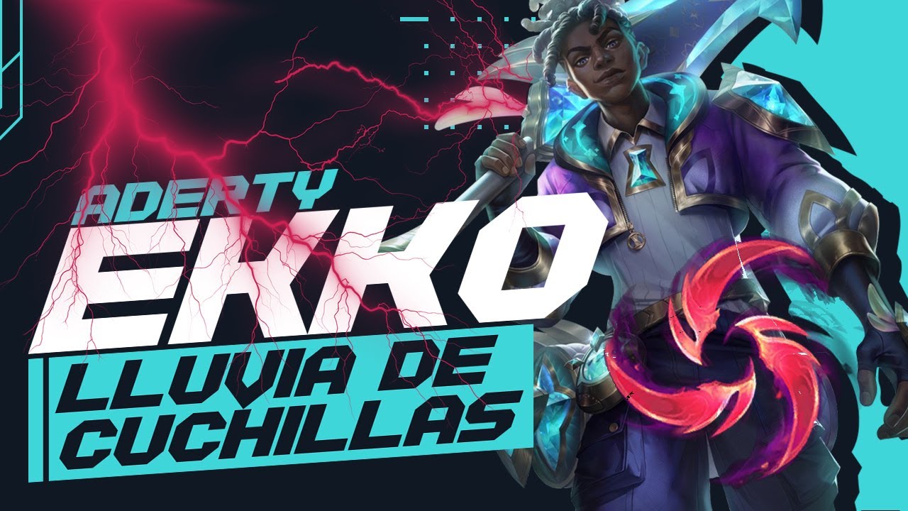 😎 COMO JUGAR EKKO MID con LLUVIA DE CUCHILLAS en ESPAÑOL en la SEASON 14 - ASESINO LETAL 😗