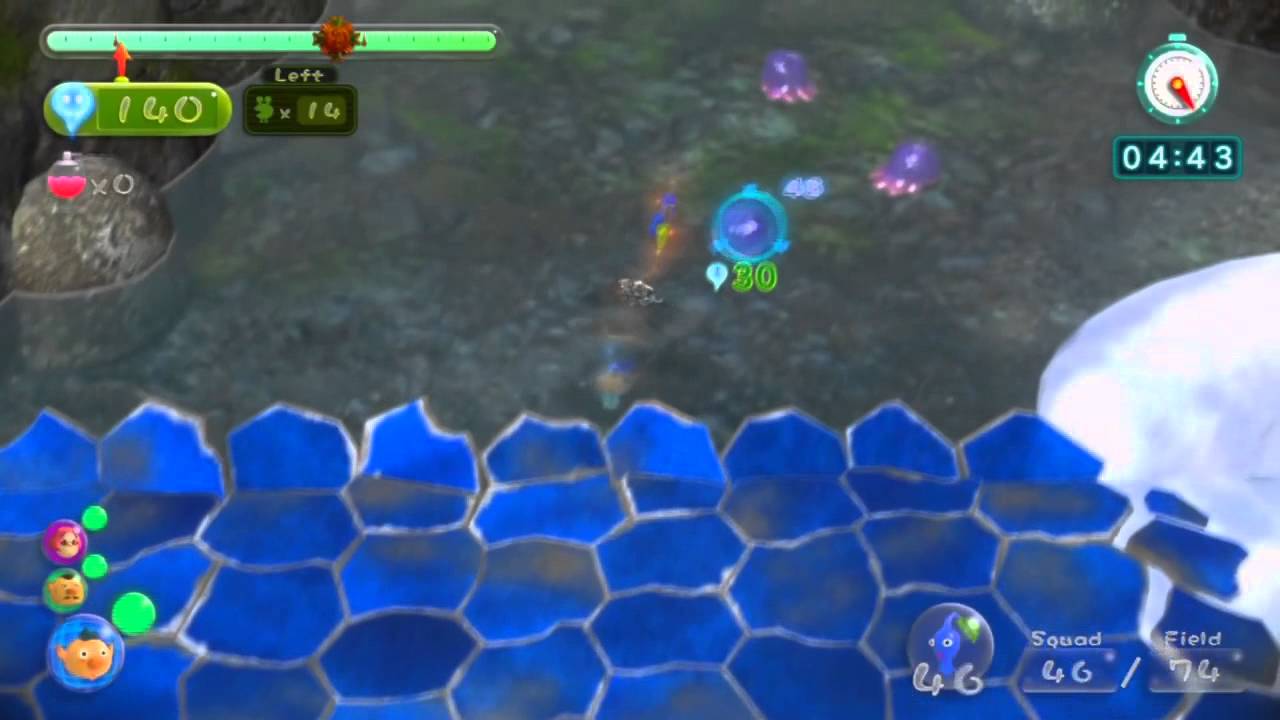 Pikmin 3 - Battle Enemies! (2/15) - Silver Lake