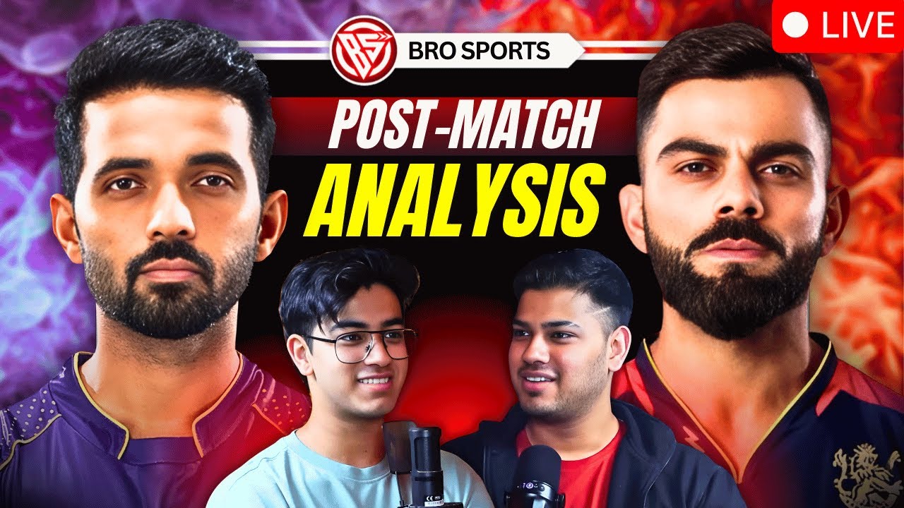 KKR Vs RCB Live Post-Match Analysis & Review ft IPL 2025 | Bro Sports