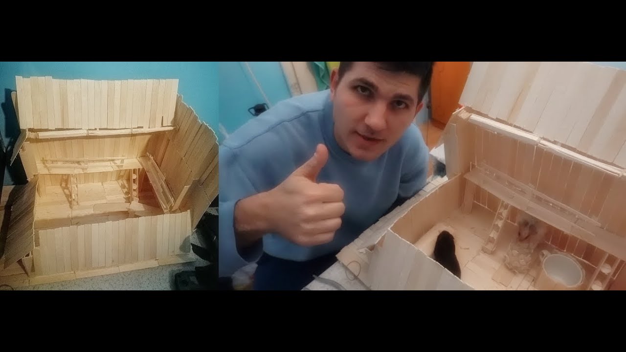 Hamster Kafesi yapımı &ccedil;ubuktan