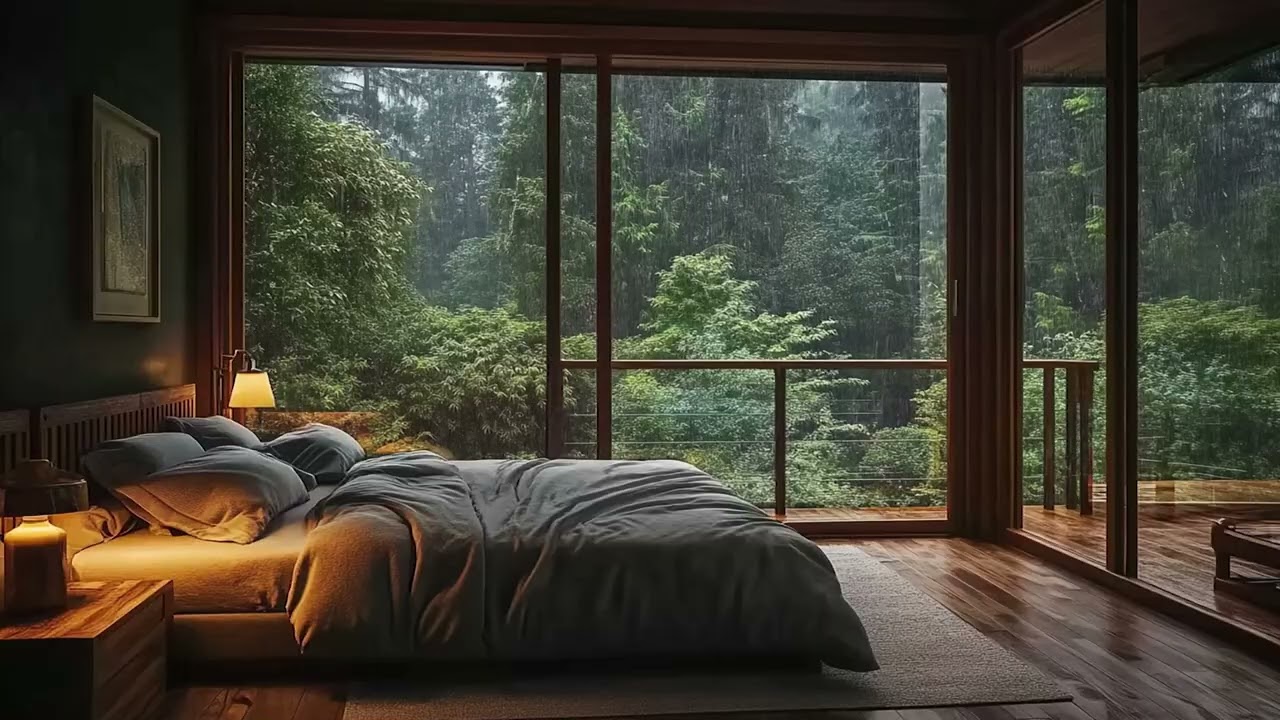 Soothing Piano with Soft Rain to Calm the Mind, Relax the Body, and Sleep Deeply
