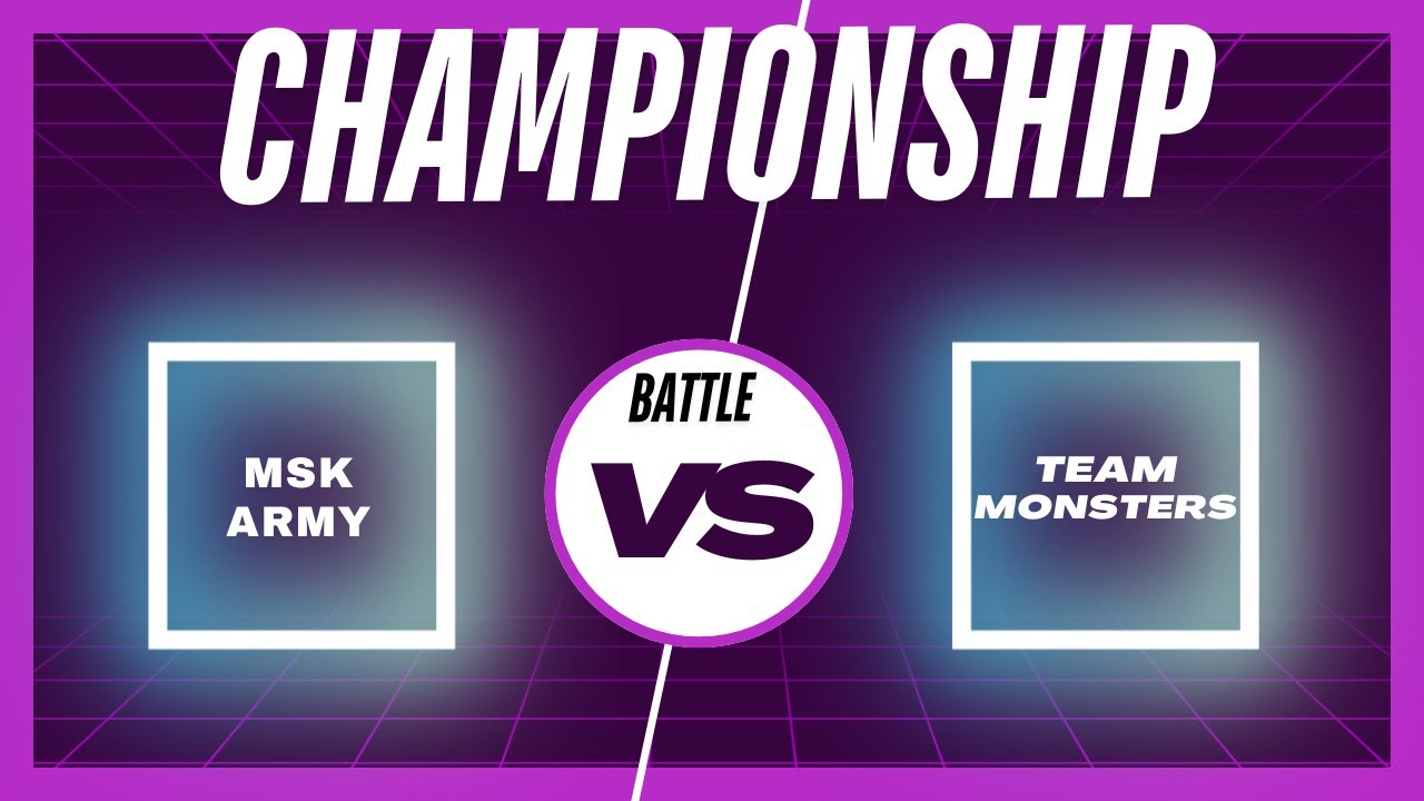 CHAMPIONSHIP LIVE | MSK ARMY vs TEAM MONSTERS | MATCH 4 | VIP GAMERS
