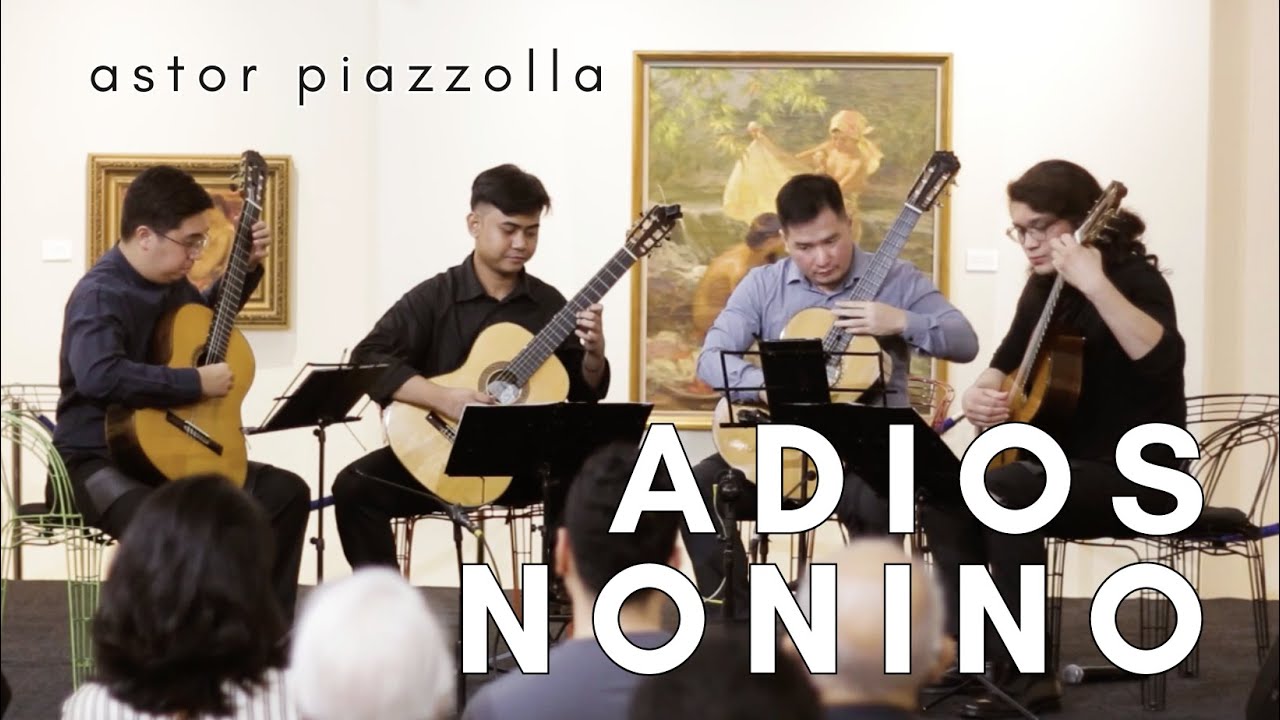 Adios Nonino - Astor Piazzolla | PIMA Guitar Quartet