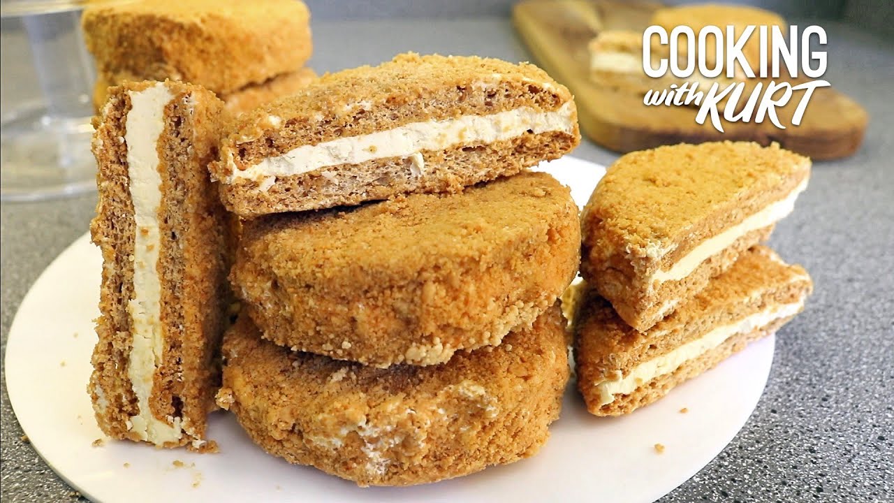 Сильванас: вафли из кешью и безе с французским масляным кремом — Sans Rival Cookies | Готовим с К...