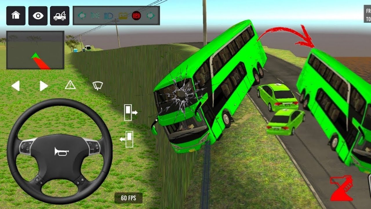 euro coach bus simulator || new coach bus simulator Android gameplay | bus simulator indonesia mod