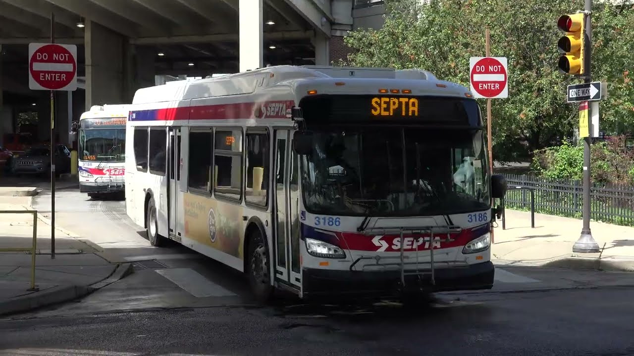 A FEW SEPTA NEW FLYER BUSES AT FRANKFORD TRANSPORTATION CENTER