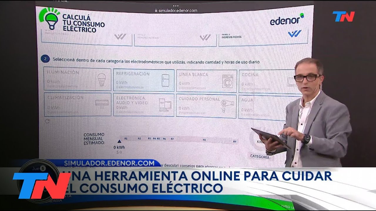 SIMULADOR VIRTUAL DE EDENOR: conoc&eacute; la herramienta online para cuidar el consumo el&eacute;ctrico
