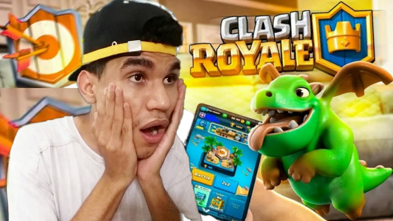 ASMR - MINHA PRIMEIRA VEZ JOGANDO CLASH ROYALE