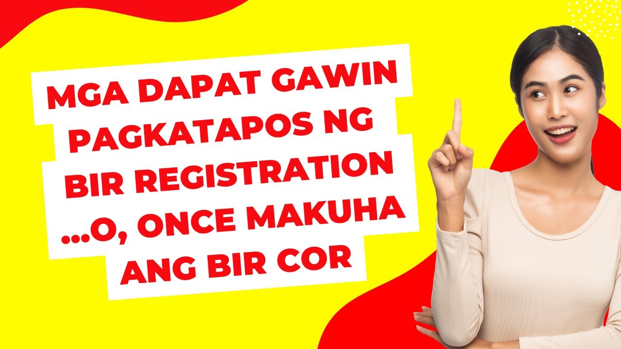 Mga dapat gawin pagkatapos ng BIR Registration | 𝗣𝗧𝗔𝗕𝗖𝗣 𝗕𝘂𝘀𝗶𝗻𝗲𝘀𝘀 𝗖𝗼𝗮𝗰𝗵𝗶𝗻𝗴