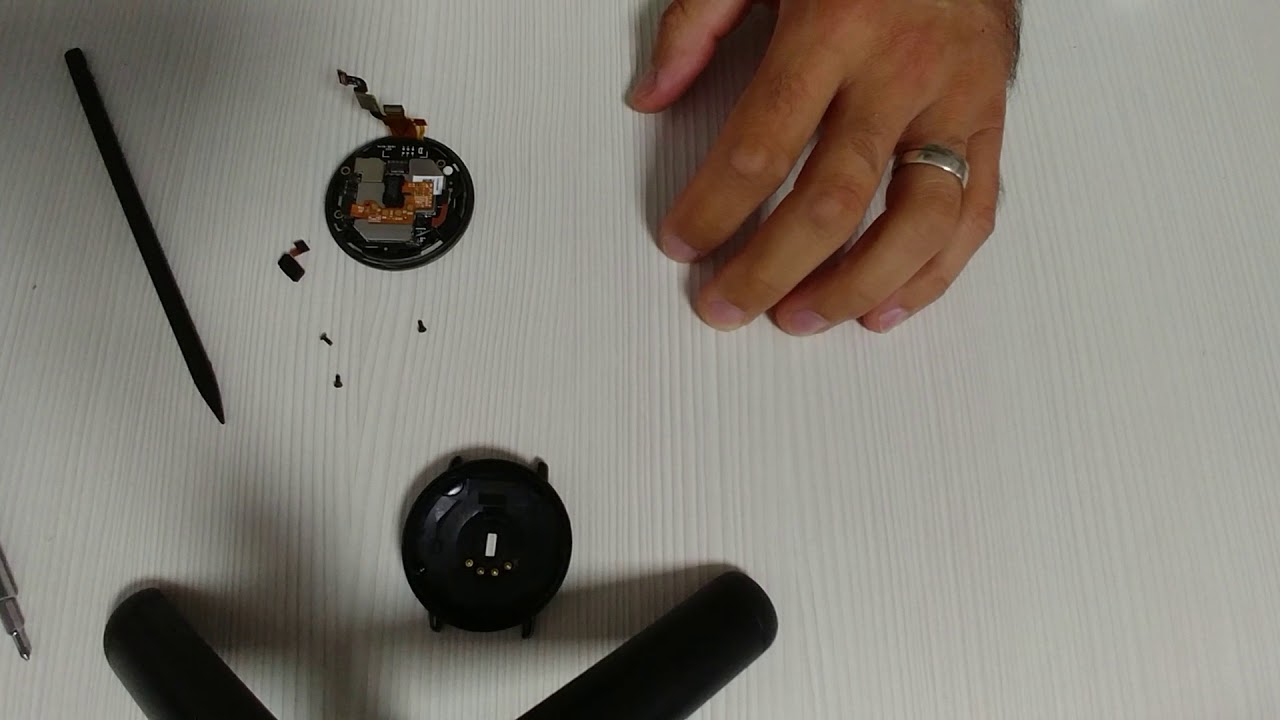 Problema bateria xiaomi amazfit watch, desmontagem de relógio