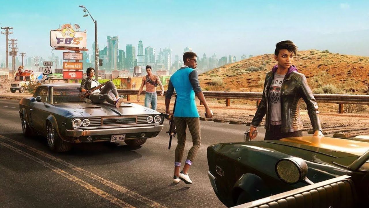 C'est partie pour la bagarre / saints row en live fr