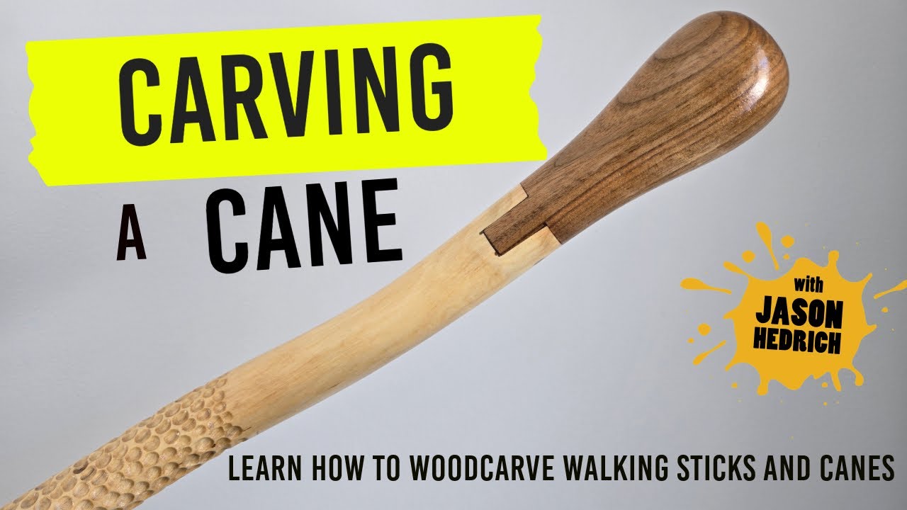 WOODCARVING BASICS, HOW TO CARVE A SIMPLE CANE