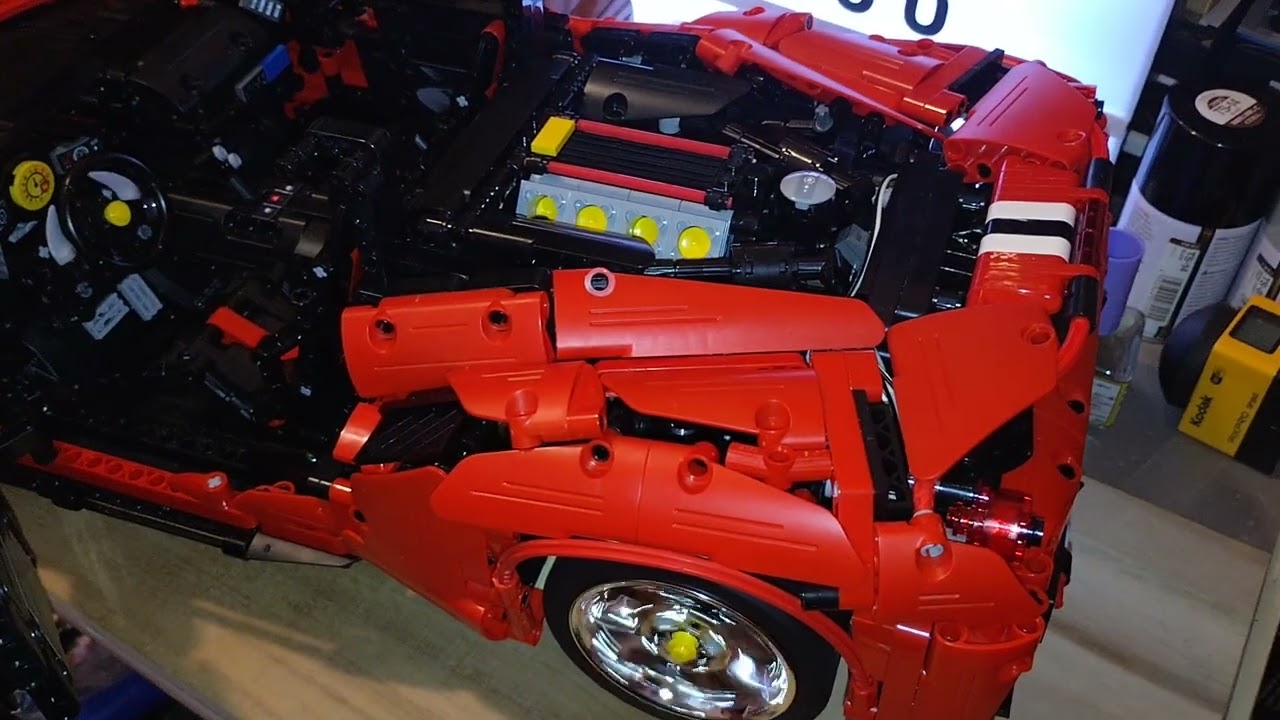 CaDA Master Italian Super car 488 RC gear shifting