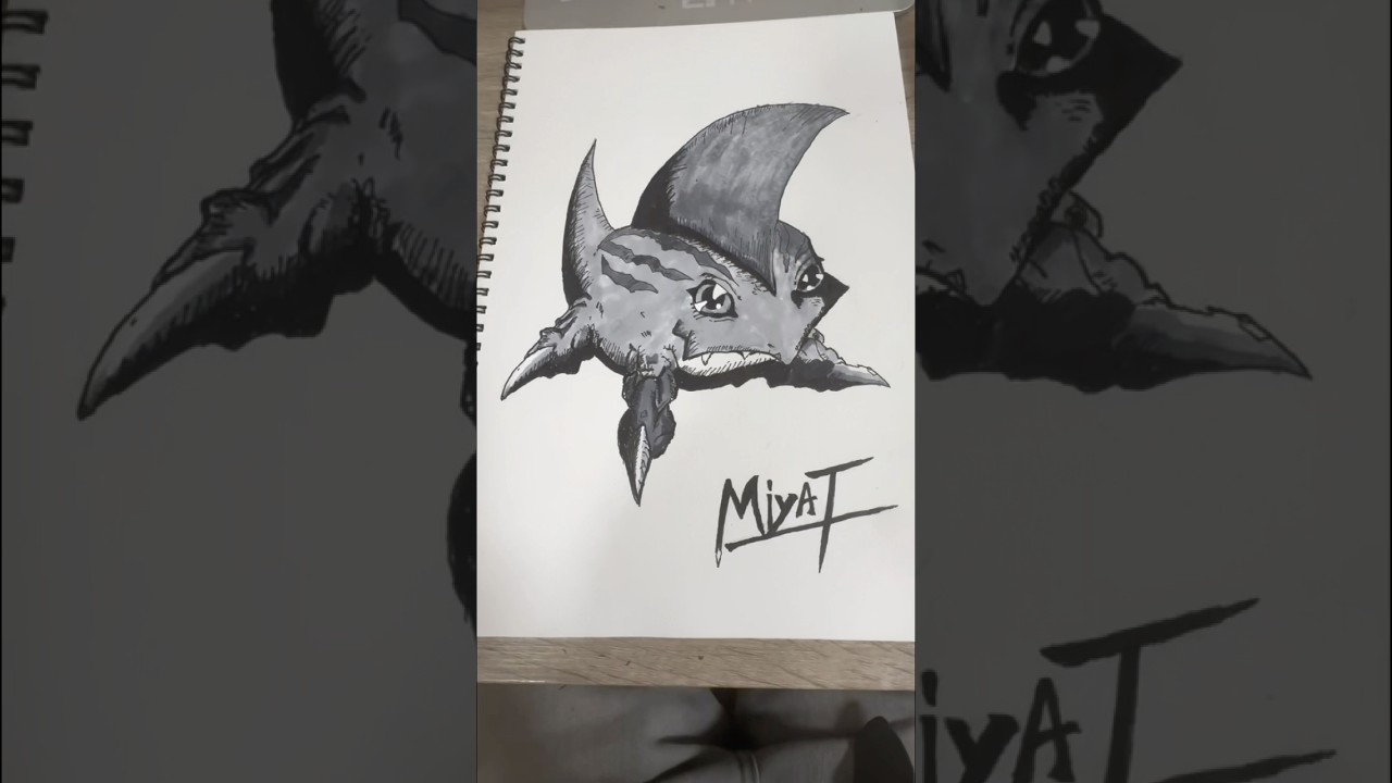 Betamon – Drawing Timelapse (Day 5 of 100)