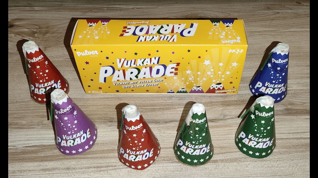 Pulver Vulkan Parade F1 Vulkane Gold & Silber