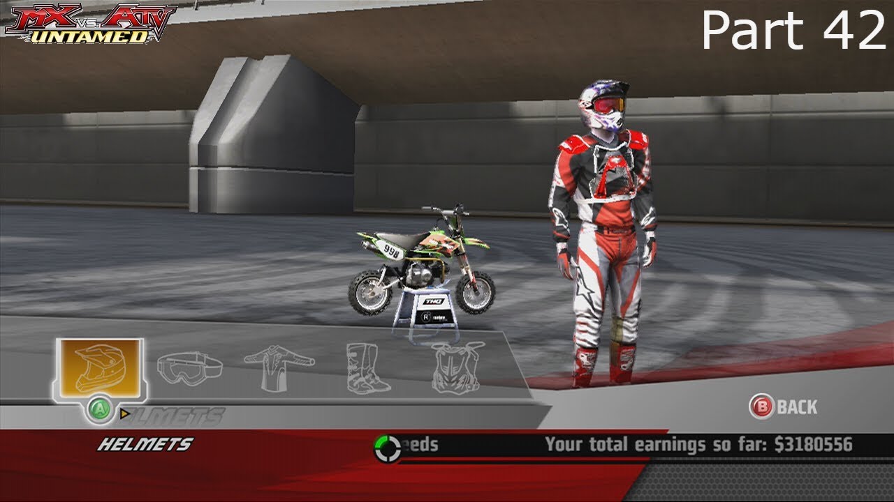 MX vs. ATV Untamed XBOX 360 Playthrough - PART 42 (Customization)