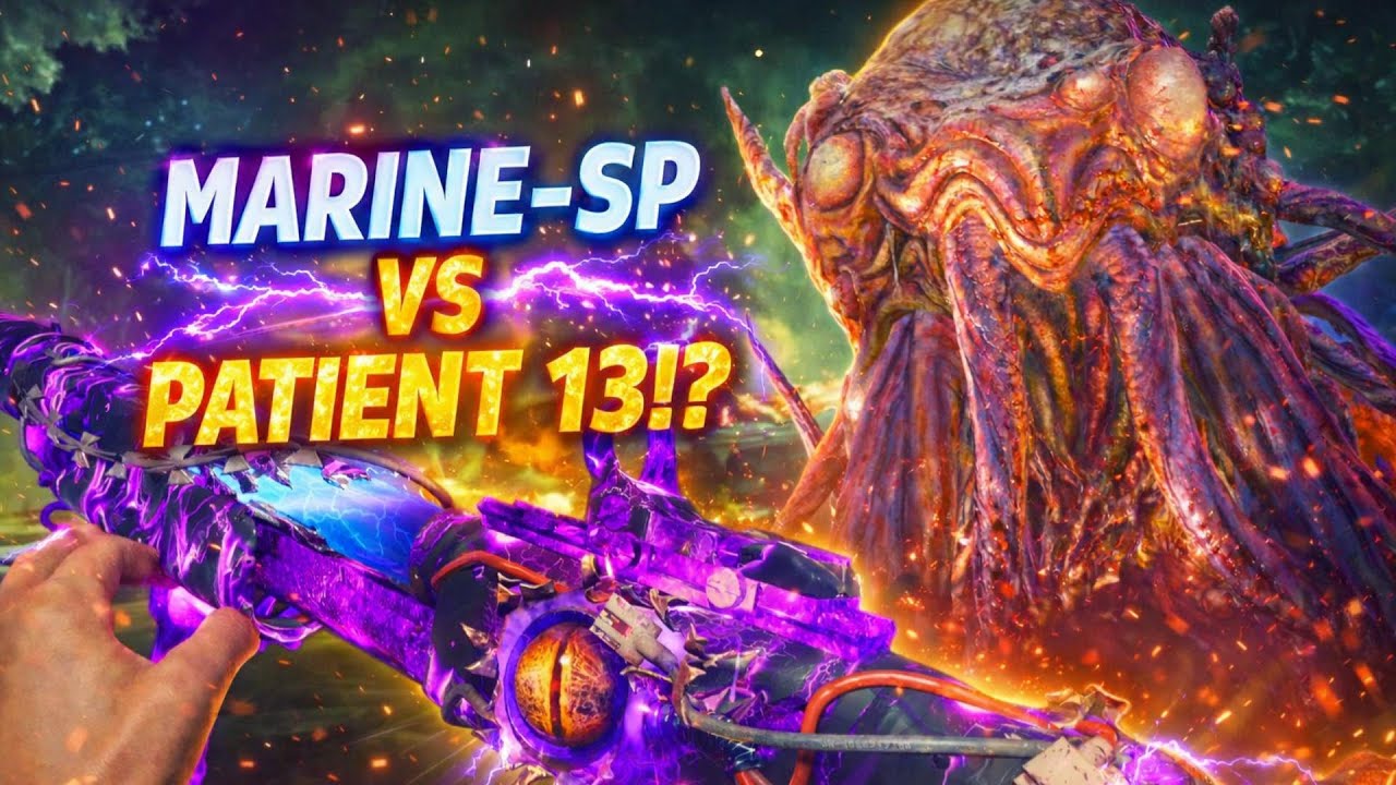 MARINE-SP VS PATIENT 13 IN TERMINUS BOSS FIGHT! BLACK OPS 6 ZOMBIES