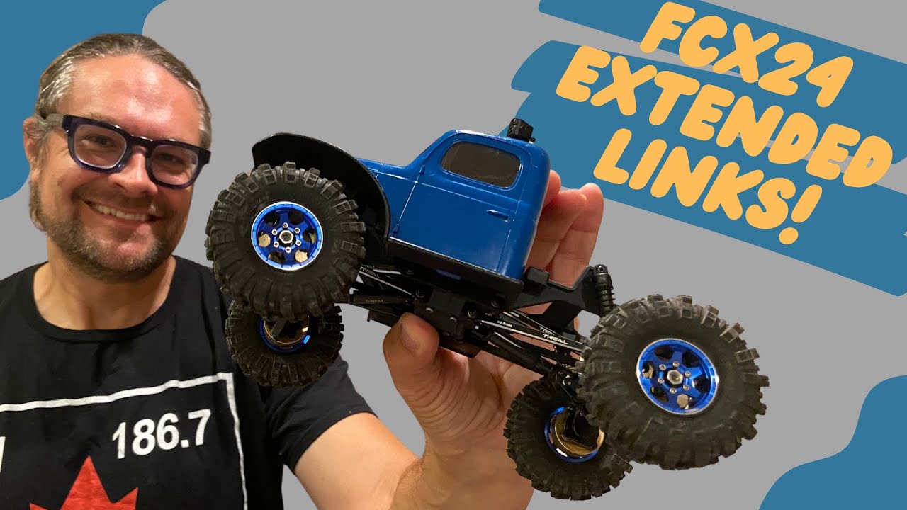 How to install FCX24 Treal Extended Links. #treal #fcx24 #rc