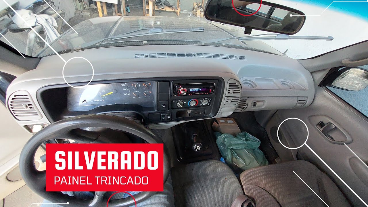 SILVERADO PAINEL PASSO A PASSO TRINCADO RACHADO REPARO REFORMA CONSERTO TROCA DESMONTAR