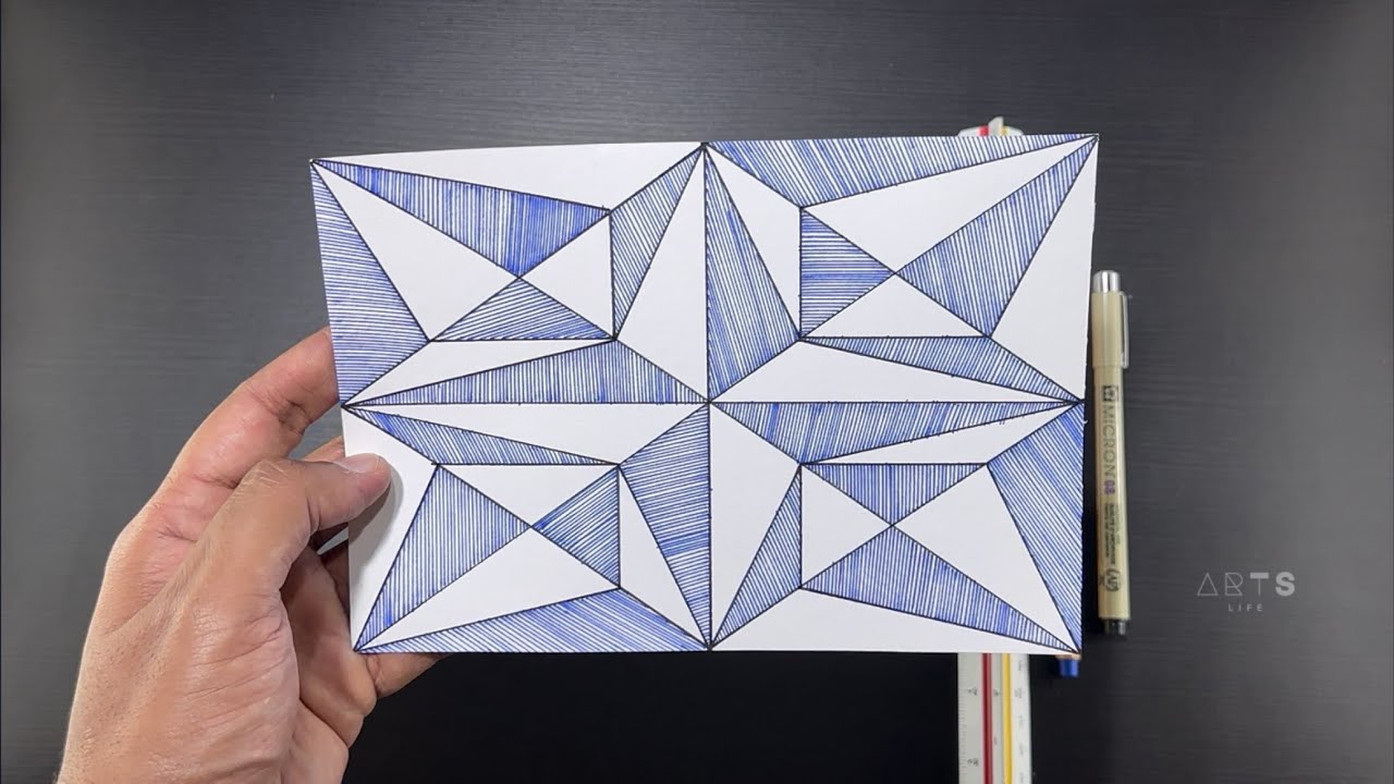 Sketching for the Weekends | Geometric Patterns Design | Lines Style | Light • Fast • Agile Steps