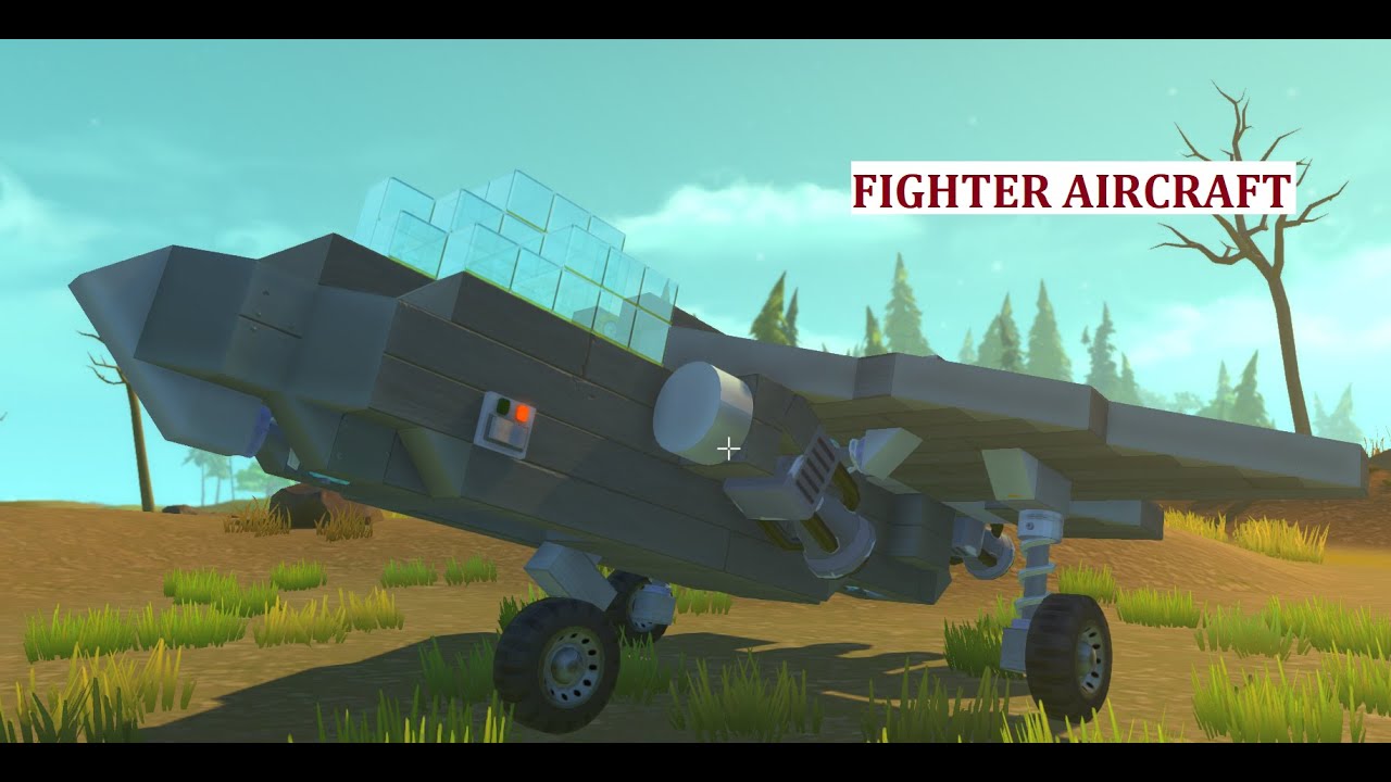 TUTO SCRAP MECHANIC - FIGHTER AIRCRAFT - PART 4