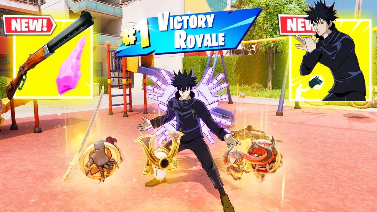 MEGUMI FUSHIGURO vs 3 NEW MEDALLIONS & MYTHIC’S CHALLENGE (Fortnite Chapter 6)