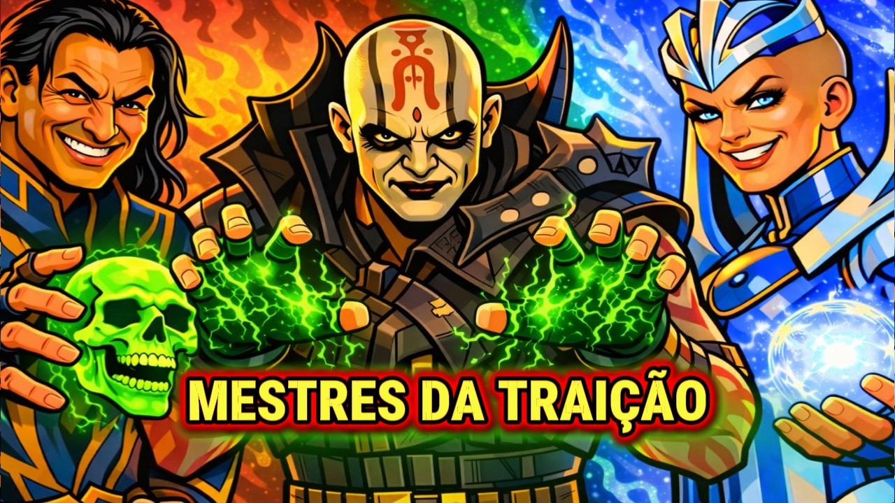 Mortal Kombat: MESTRES DA TRAIÇÃO – os feiticeiros mais perigosos da franquia