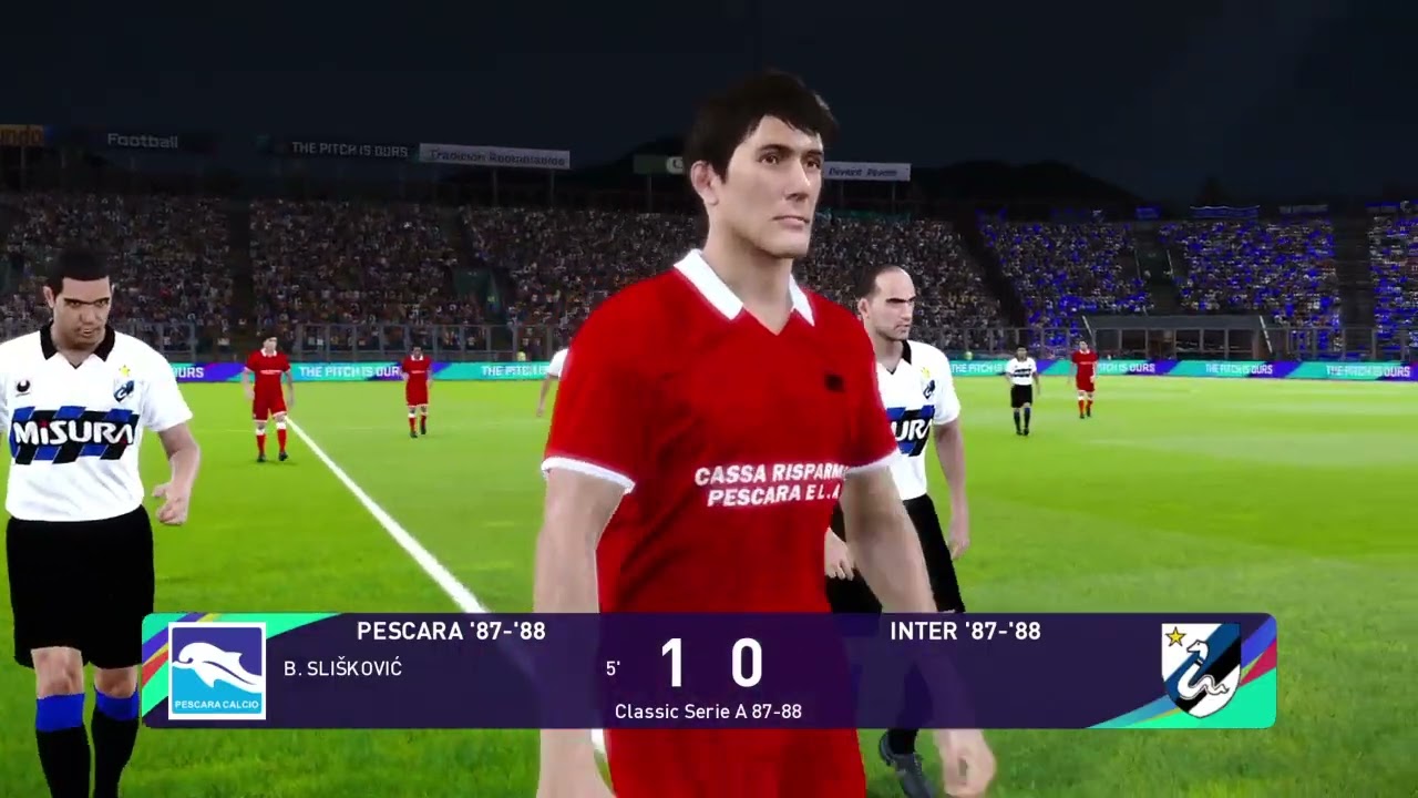 Episodio 17, campionato serie A 87/88 col Pescara😀🎮⚽(PES21 - PS4)