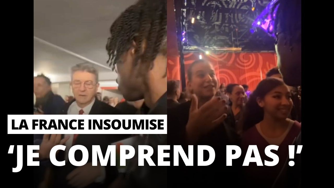 Un jeune noir totalement MÉPRISÉ par Mélenchon et Mathilde Panot en plein meeting !