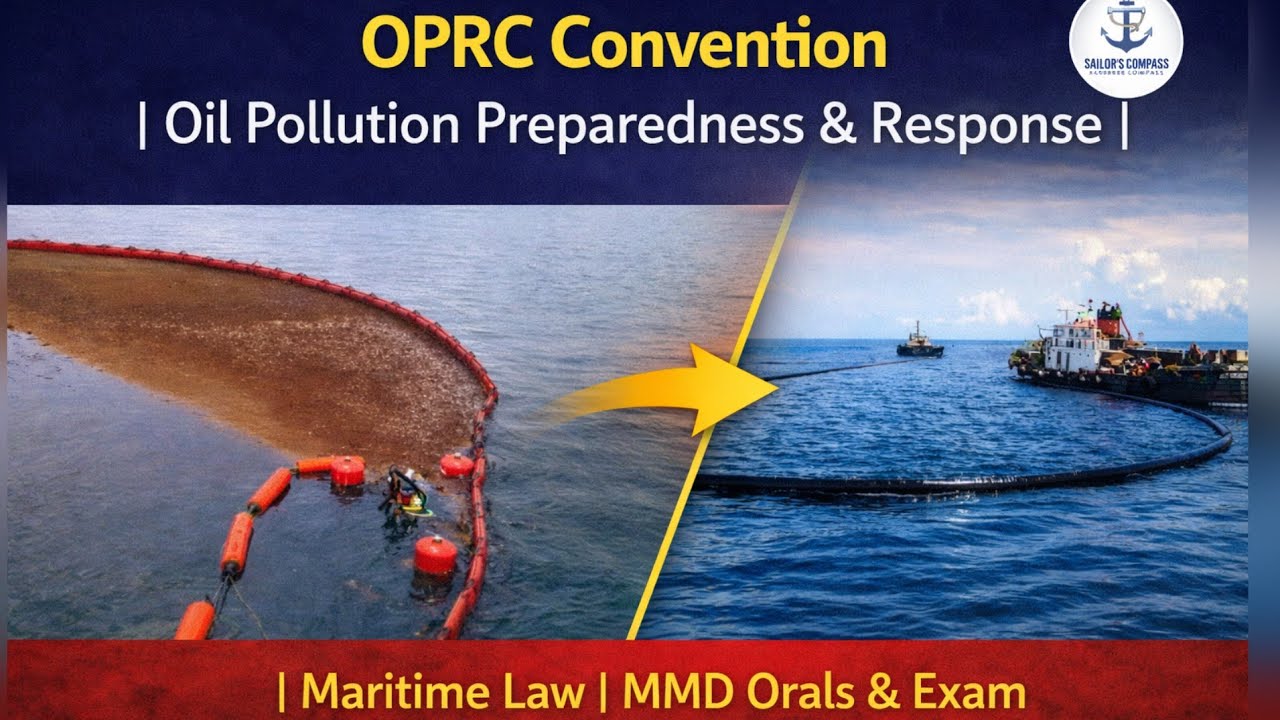 OPRC Convention | Oil Pollution Preparedness & Response | MMD Orals & Exam