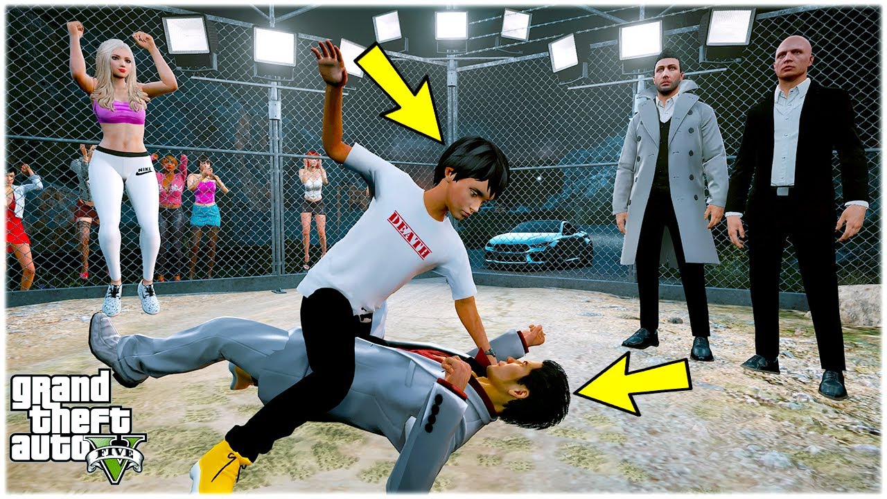 ATEŞ EN BÜYÜK PATRON TAKEMURA'YLA KAFES DÖVÜŞÜ YAPIYOR! - GTA 5