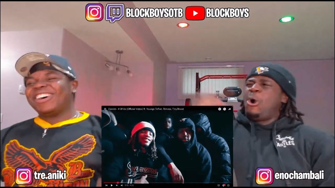 Clavish - 4 Of Us (Official Video) ft. Youngs Teflon, Rimzee, Tiny Boost - REACTION
