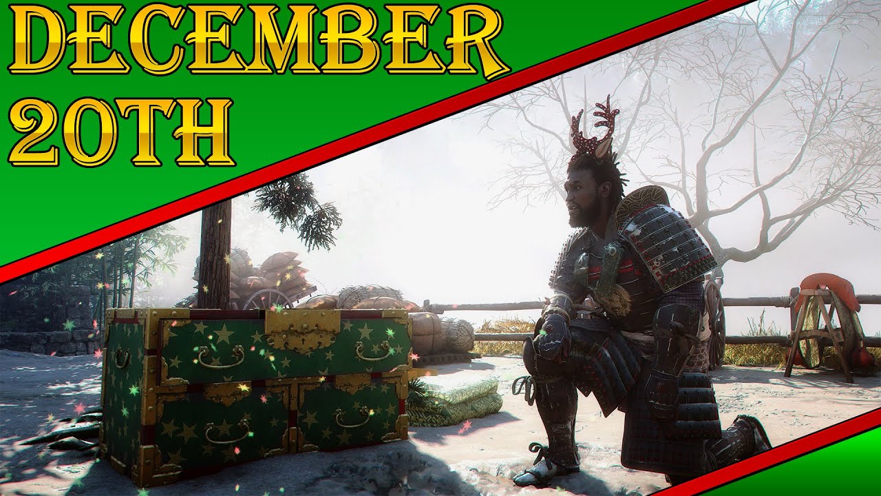 AC Shadows (PS5) ~ Xmas Hideout Chest Event -  Dec. 20th - Advent Style!