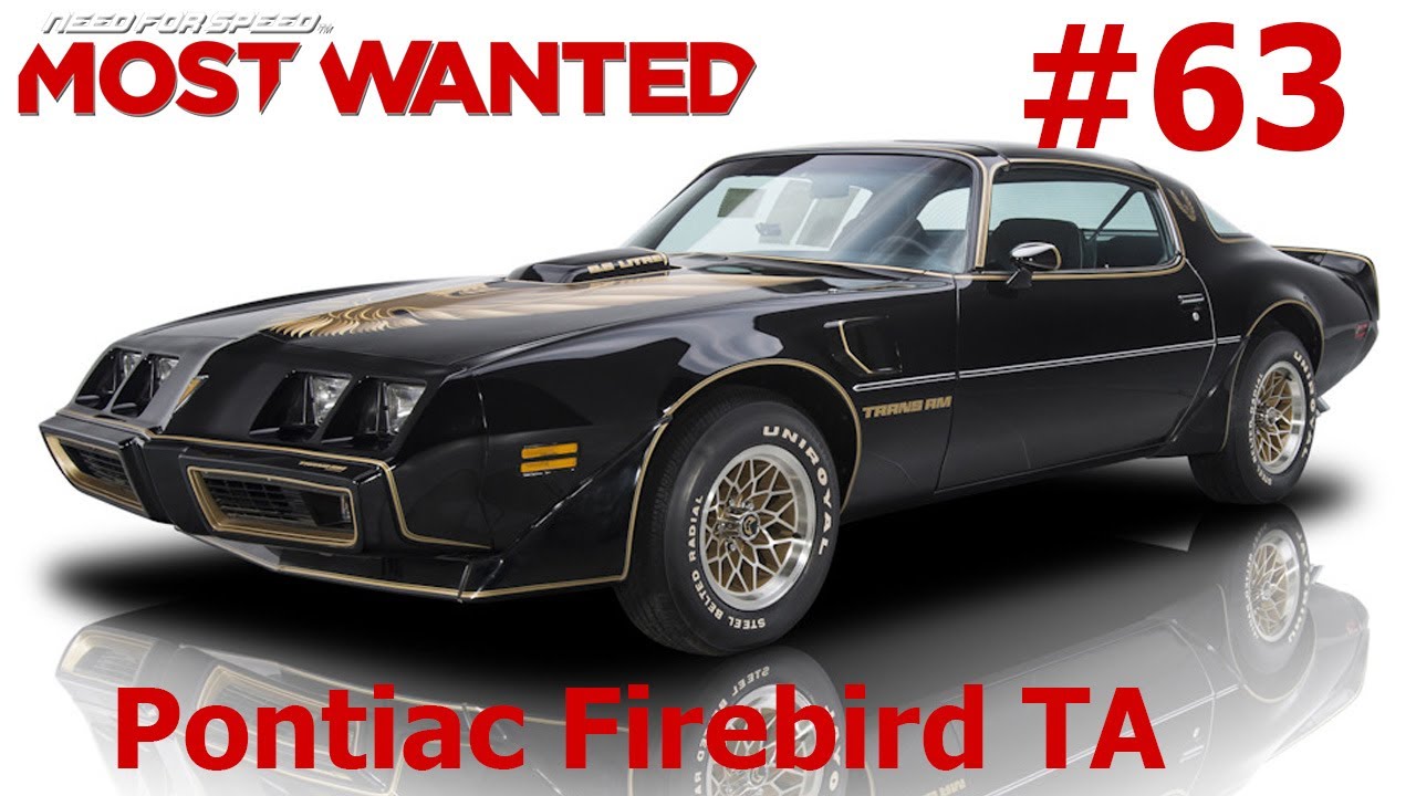 Need for Speed: Most Wanted (2012). #63. Pontiac Firebird TA. Прохождение без комментариев.