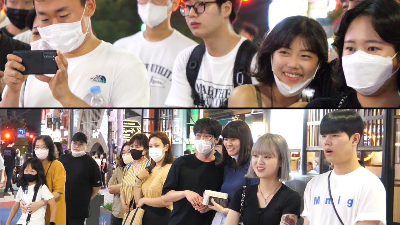 The Beautiful People of Hongdae (Performing for them)