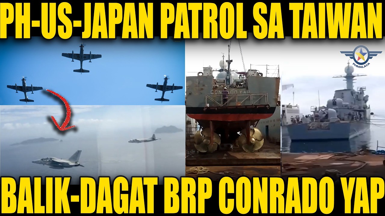 PH-US-JAPAN PATROL UMABOT NA MALAPIT SA TAIWAN | CONRADO YAP BACK AT SEA