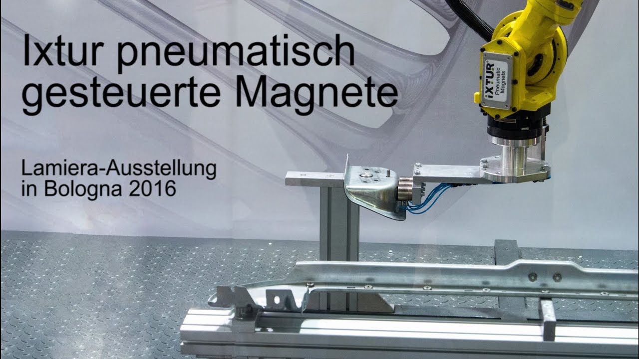 Robotergreifer mit Ixtur MAP-6 Magneten
