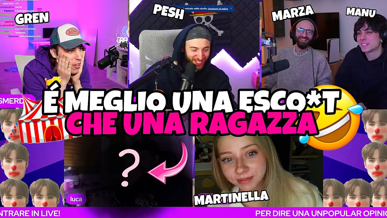 UNPOPOLAR OPINION CON MARZA, MANU, PESH E MARTINELLA!!🔥🎪