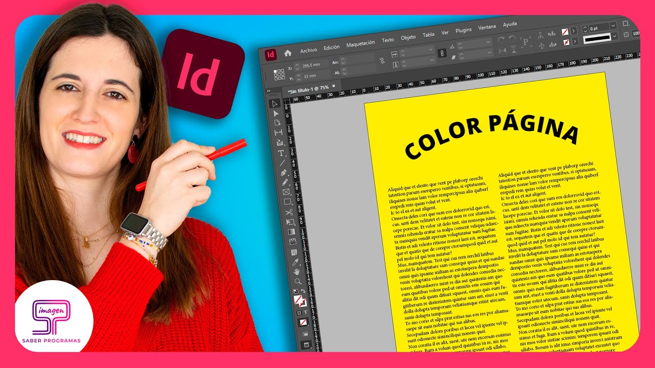 🎨 How to CHANGE the COLOR of a PAGE in InDesign