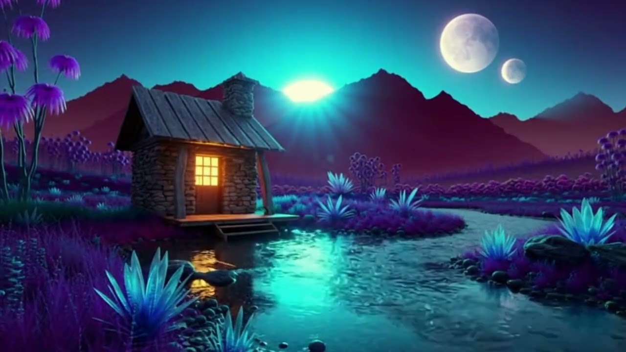 Cabin by the River • Cosmic Vacation