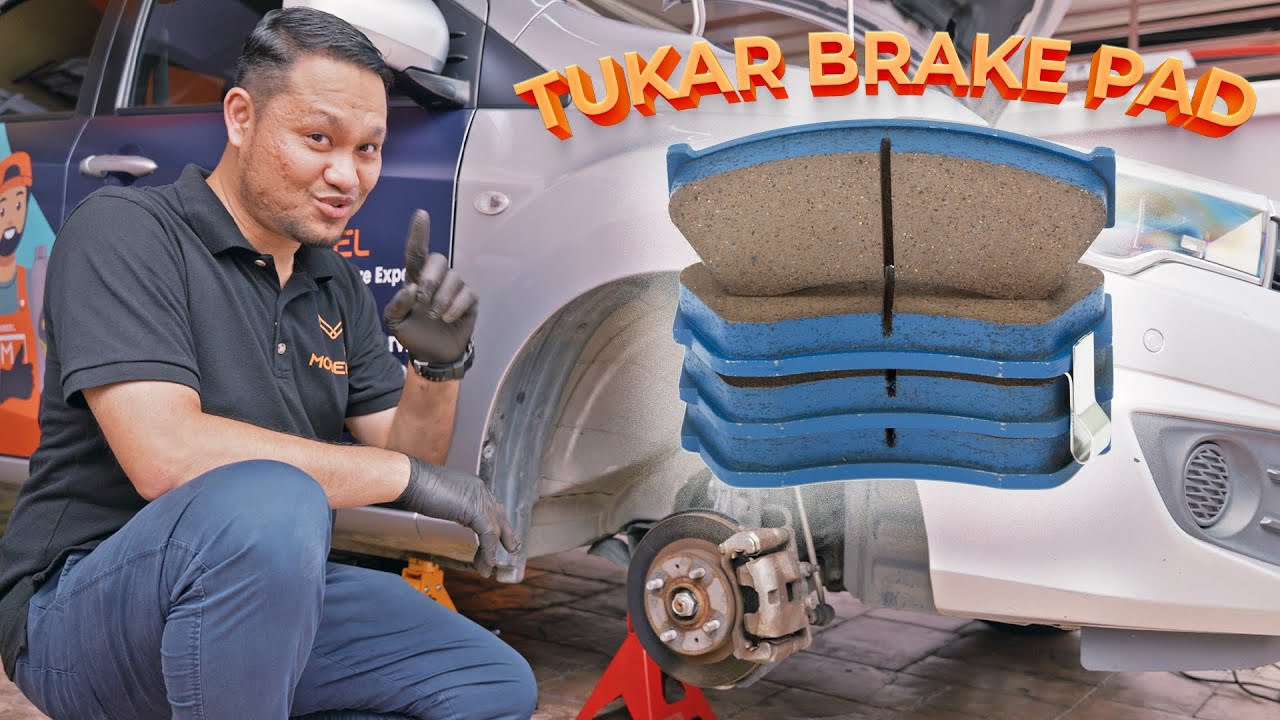 Tukar Brake Pad Bezza Sendiri. JIMAT & MUDAH | Garage DIY