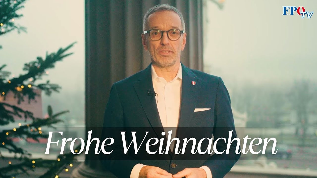 Herbert Kickl w&uuml;nscht frohe Weihnachten! 🎄