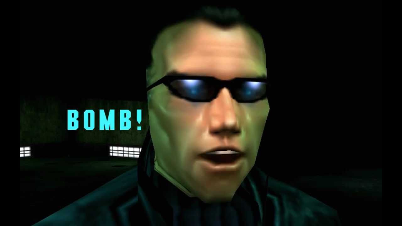 Deus Ex - A Bomb - JC Denton and Jock acting foolish