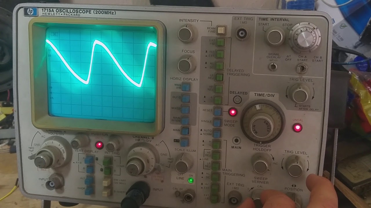 Señal Senoidal a 1 Khz, para prueba post de potencia de un amplificador